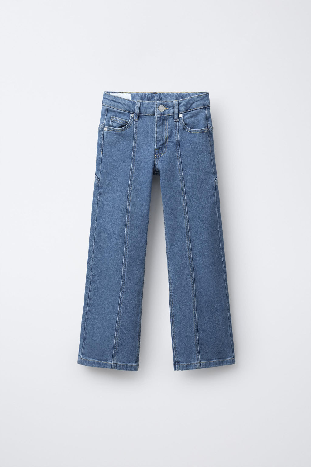 BOOTCUT JEANS WITH DART DETAIL - Zara фото 7