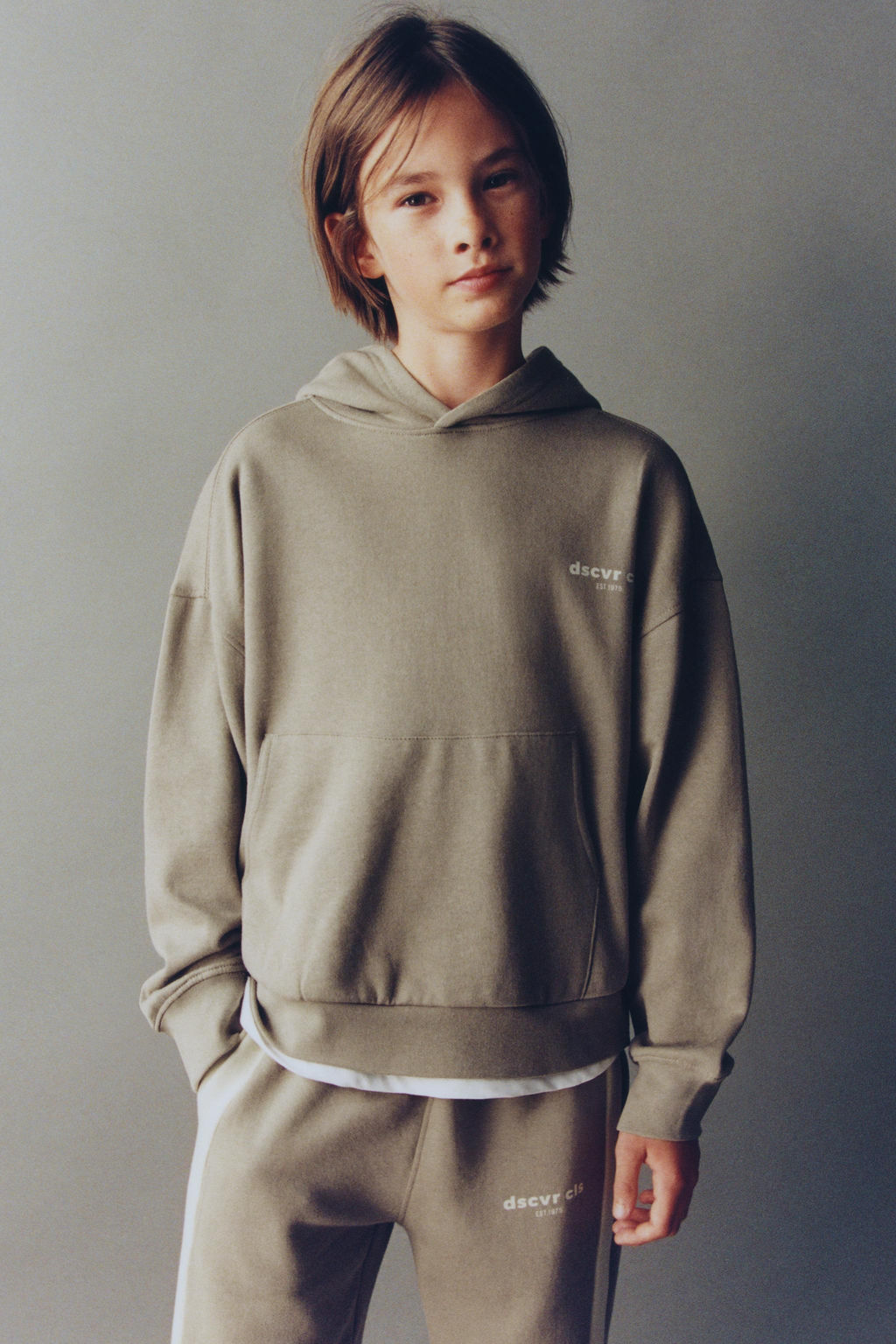 HOODIE AND JOGGER TRACKSUIT WITH TAPING - Zara фото 9