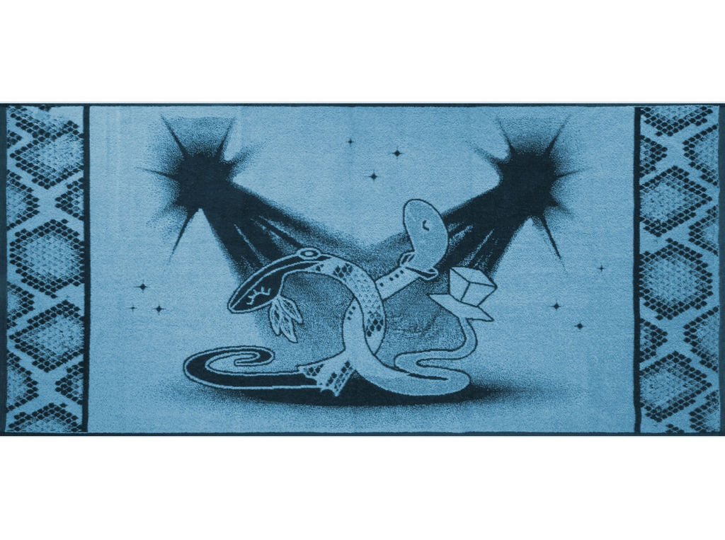 6с102.411ж1 Танго вдвоём (джинс) Полотенце махровое 67х150см