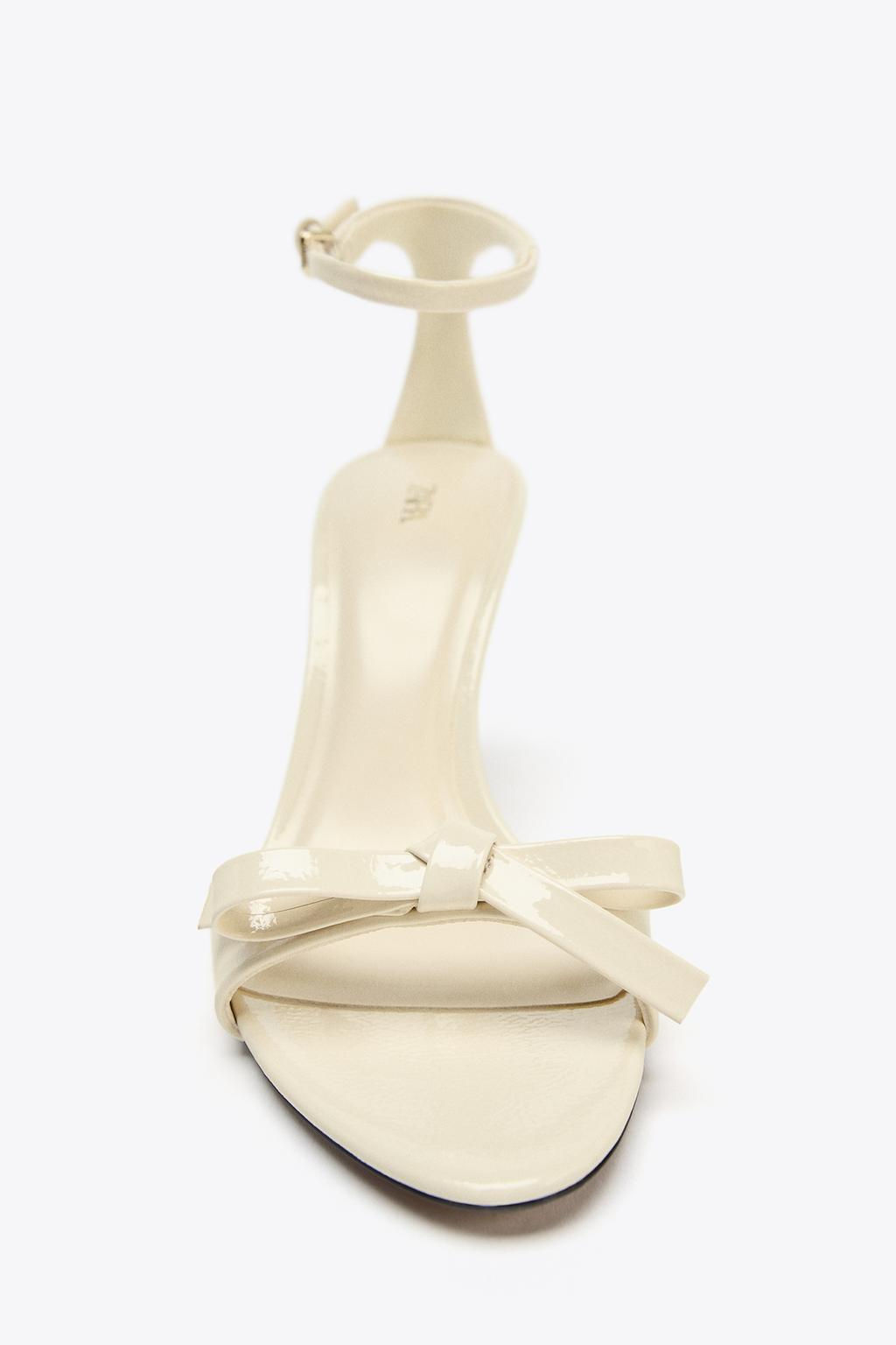 BOW HEELED SANDALS - Zara фото 8