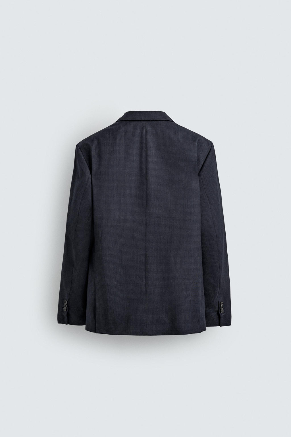 BLAZER TRAJE ESTRUCTURA 100% LANA / Marino - Zara фото 9