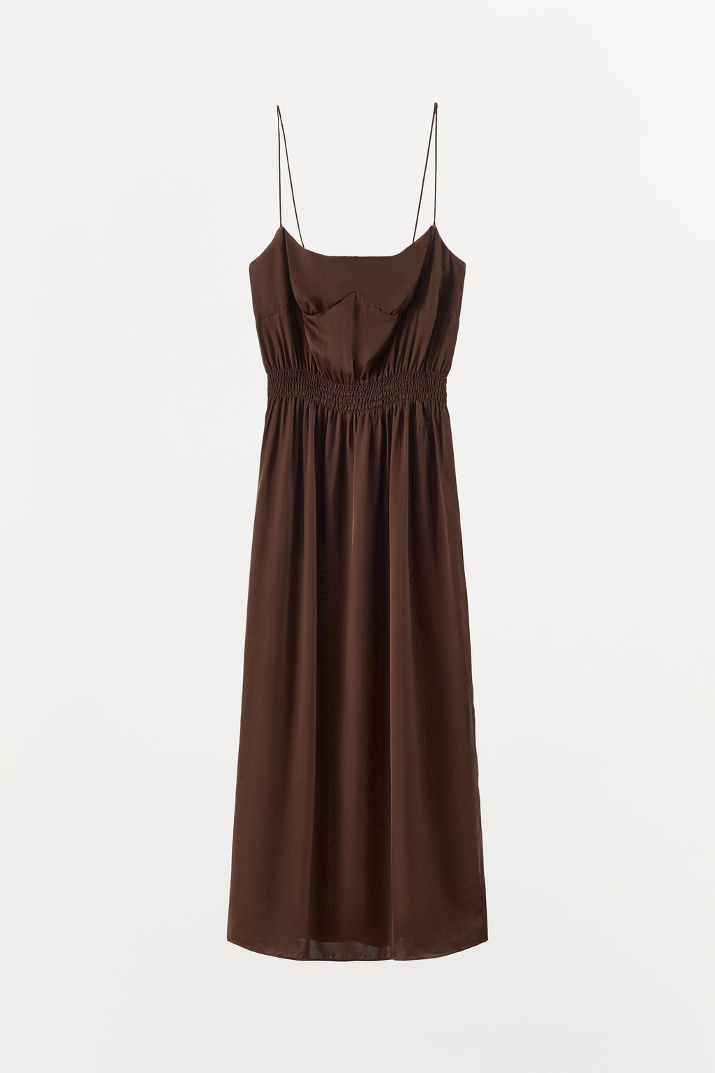 GATHERED SATIN DRESS - Zara фото 4