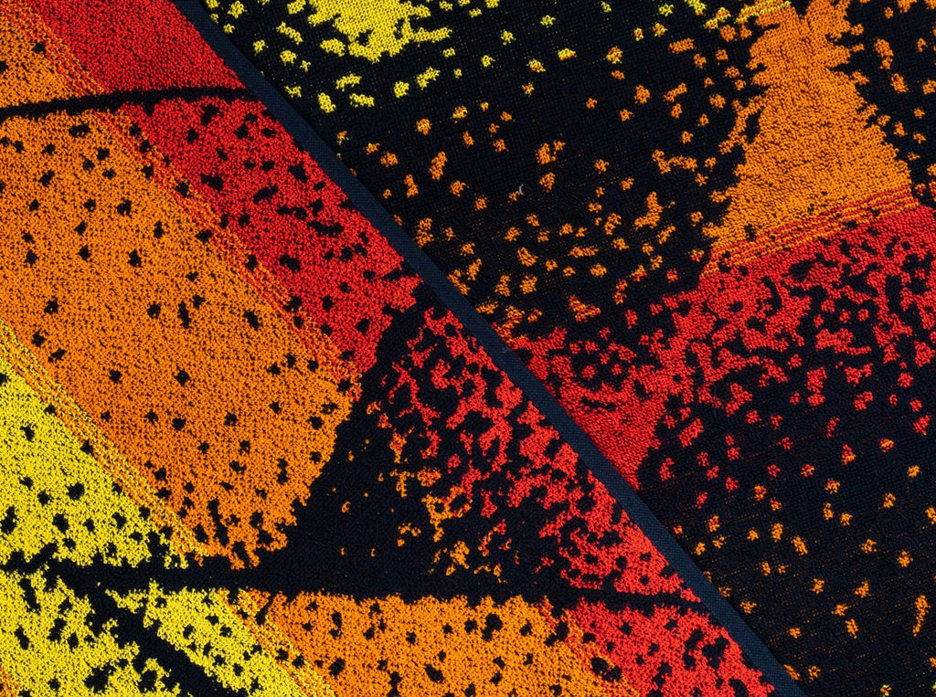 Полотенце махровое 6с102.413ж1 Осколки (СН1 т.синий) 81х160см