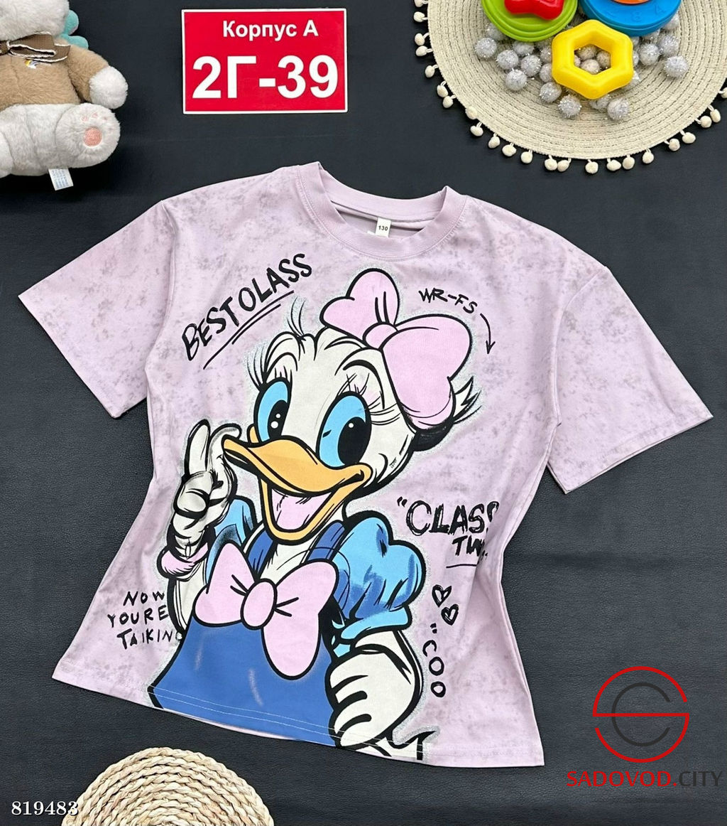Футболка с рисунком для девочки