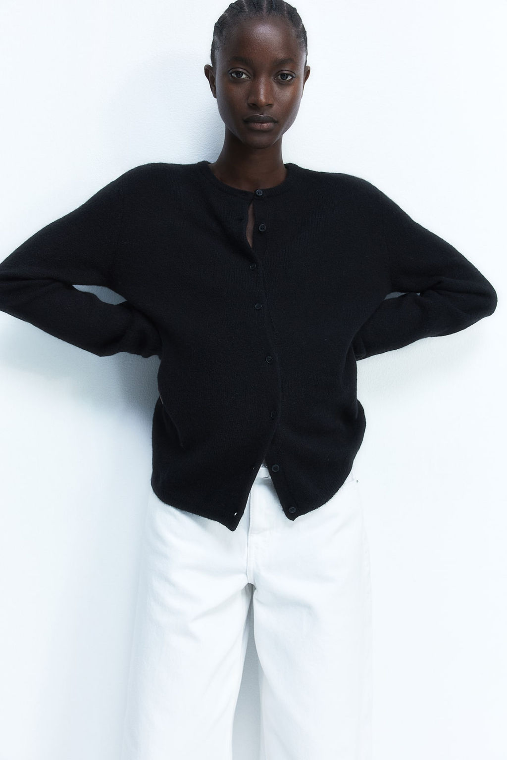 MAMA Cardigan de punto fino - H&m фото 3