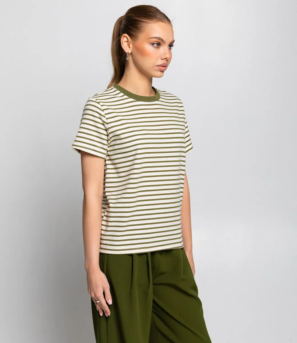 Футболка #КТ8355, зелёный