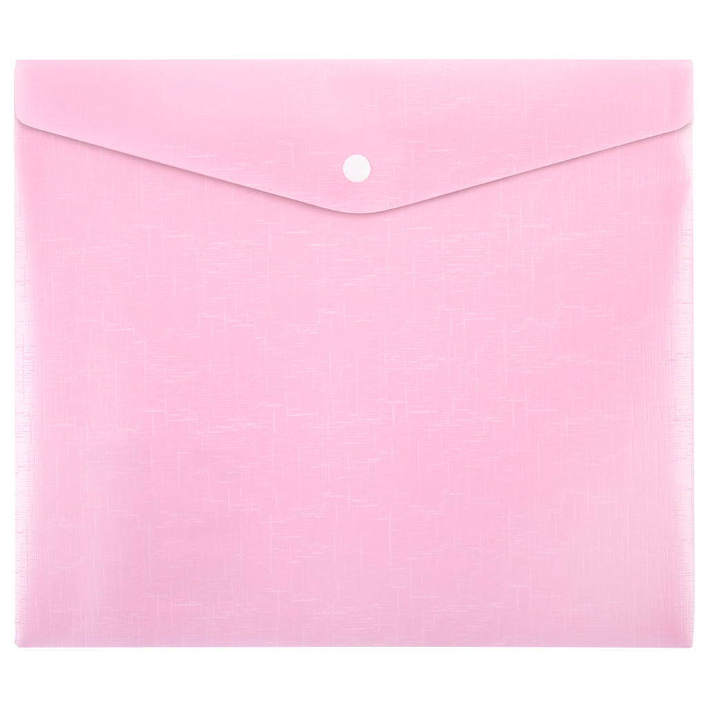 Expert Complete Trend ICEberries Папка-конверт для тетрадей с кнопкой A5+ 180 мкм лён 20 шт. клубника ЕС211120054