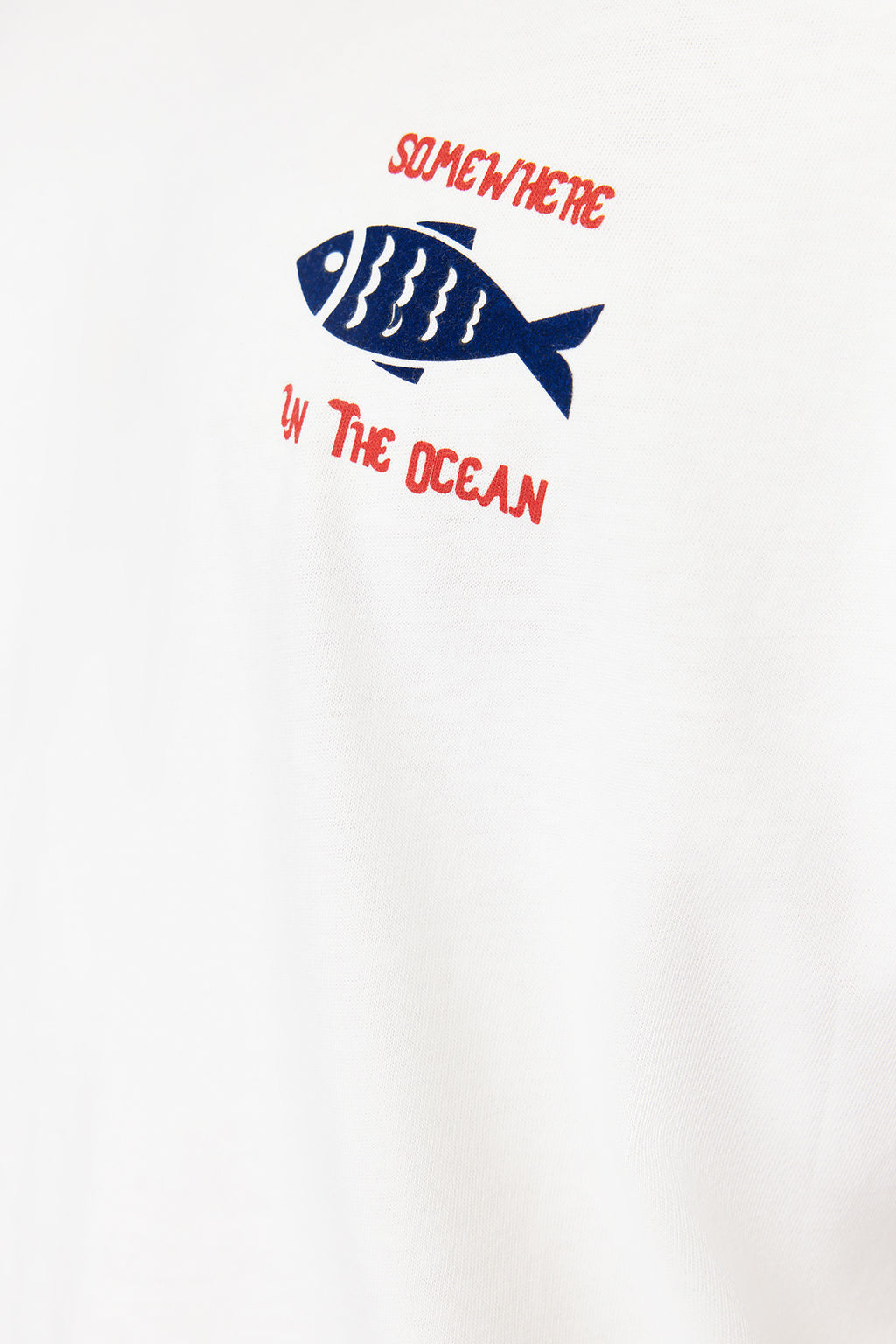 Ekru Oversize/Genis Kesim %100 T-Shirt TMNSS22TS0318