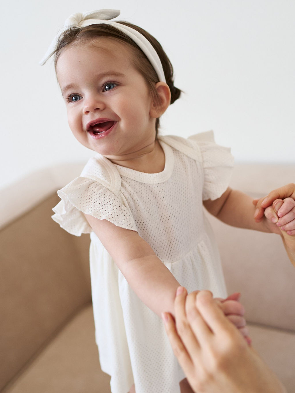 Платье-боди с крылышками "Молоко" 0+