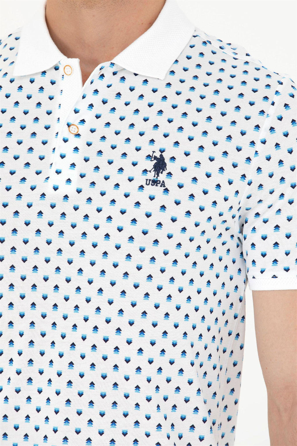 U. S. Polo Assn Мужская белая футболка - U.s. polo assn фото 14