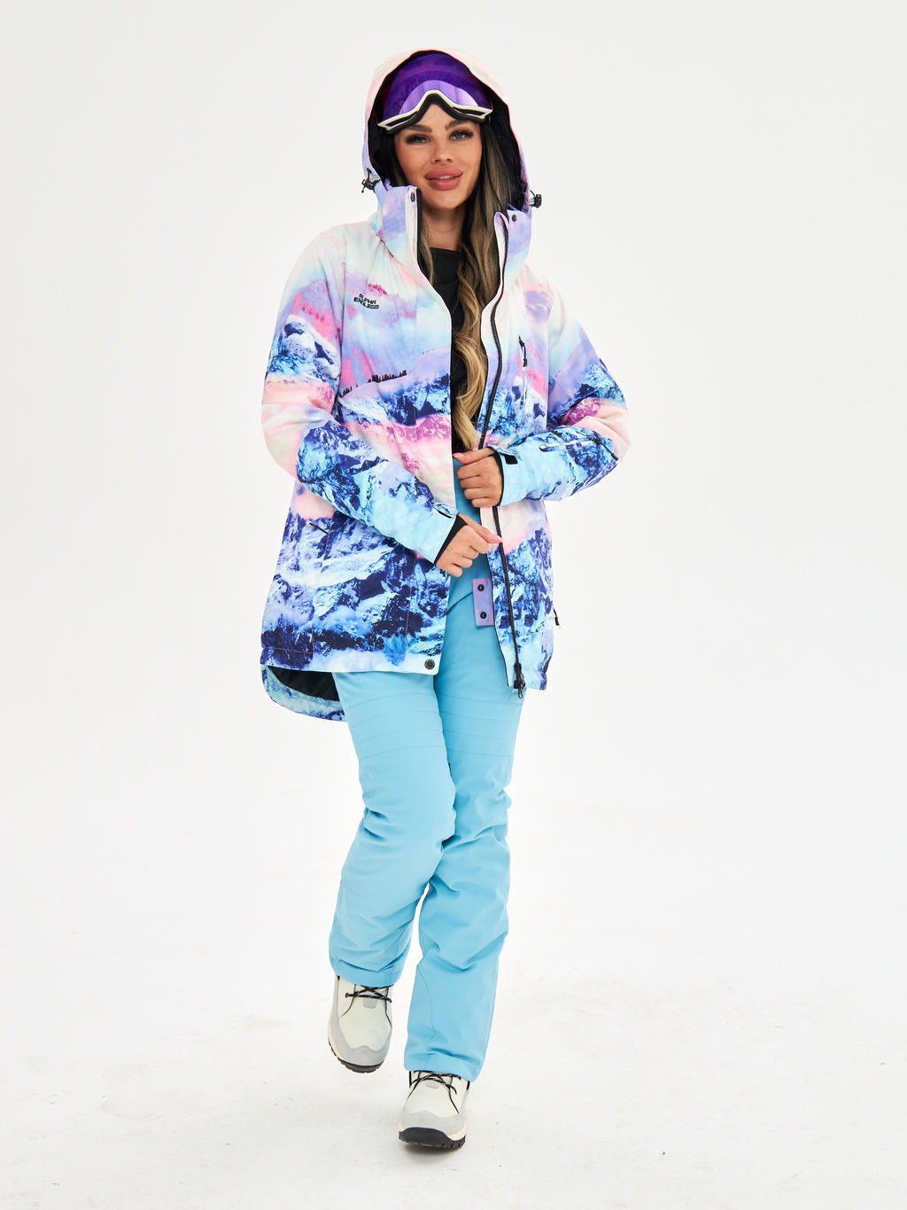 Женская горнолыжная сноубордическая куртка Alpha Endless Ultra Chaleur SNB 423/316_9 Разноцветный  фото 32