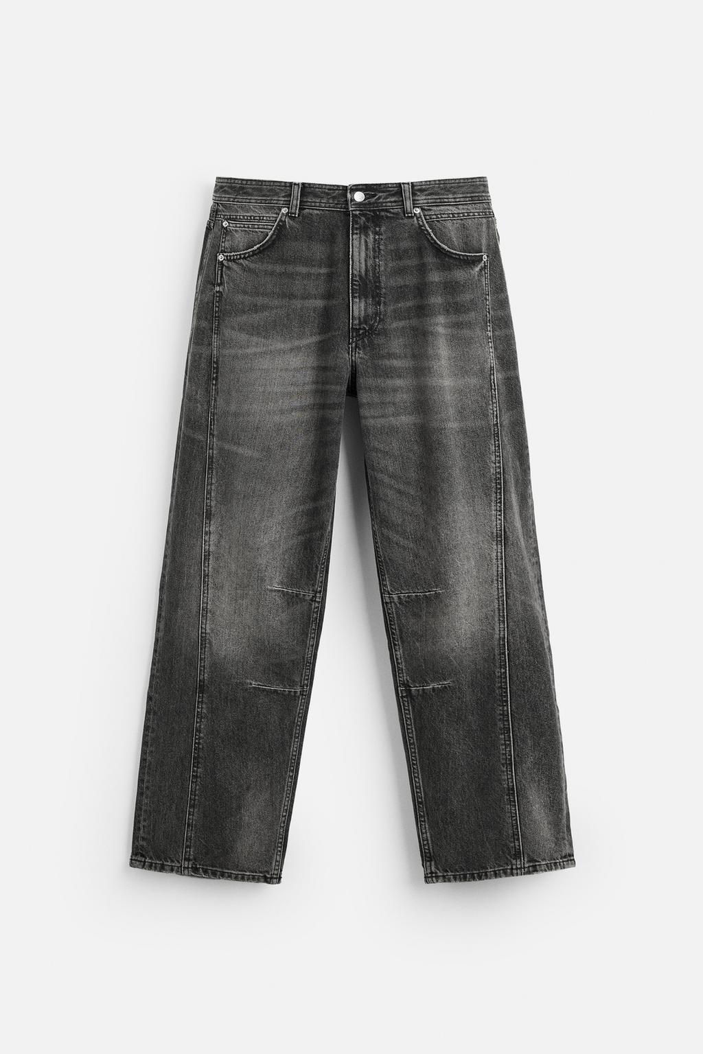 BAGGY JEANS WITH SEAM DETAIL - Zara фото 6