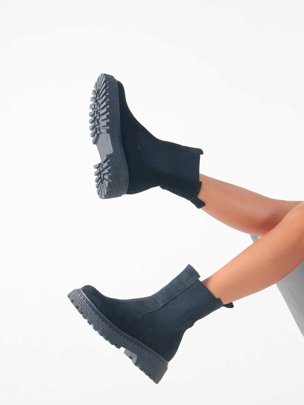 Ботинки EDART 334.asteria.bl черный замш/шерсть - Ed'art фото 8