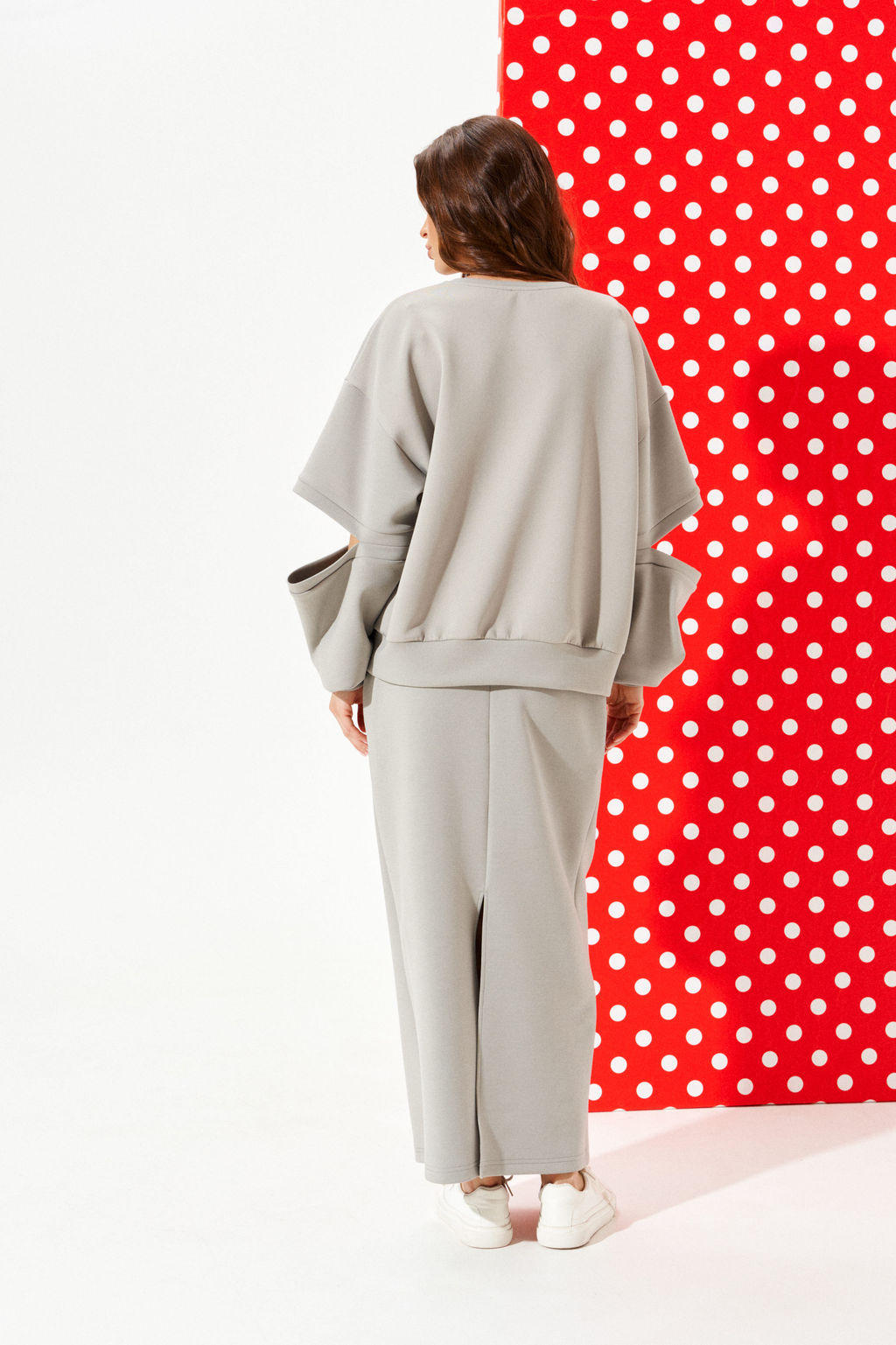костюм женский 2-х предметный (свитшот + юбка) - Elletto фото 7