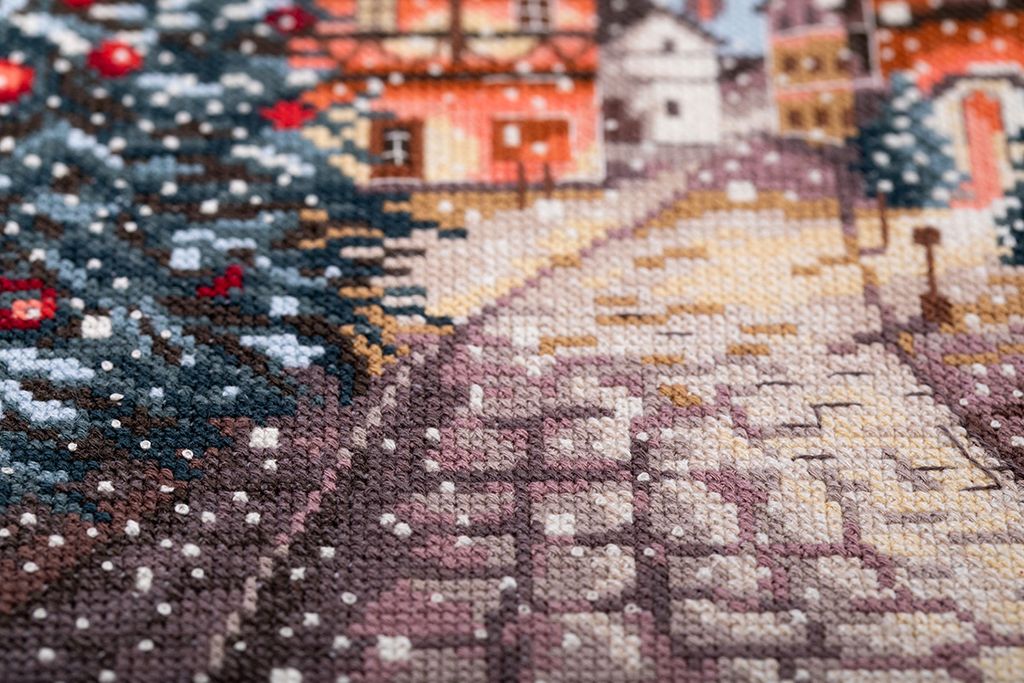 Набор для вышивания PANNA PR-7355 Новогодняя улочка 14 х 21.5 см