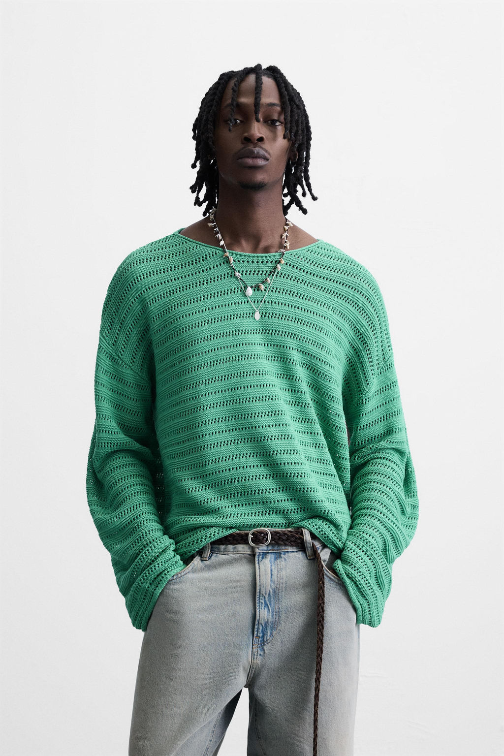 TEXTURED KNIT SWEATER - Zara фото 2