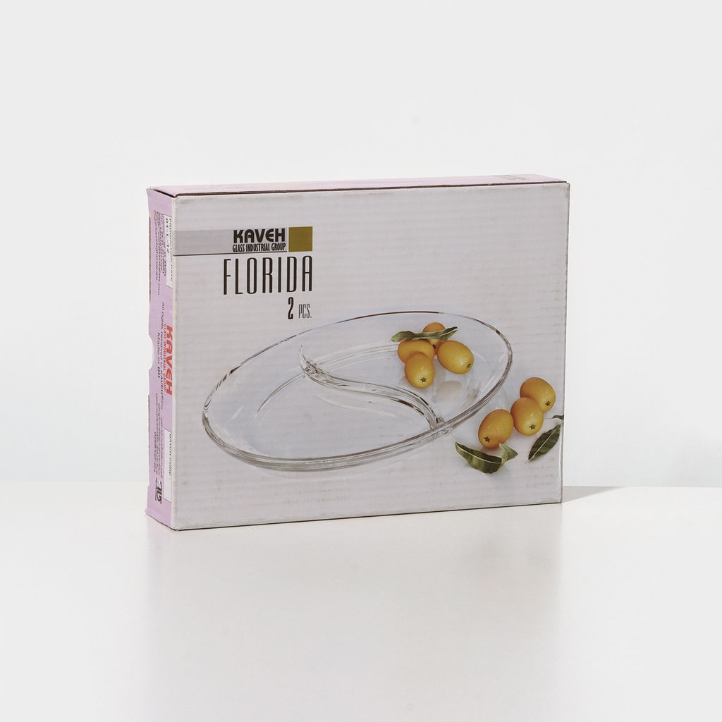 FLORIDA Менажница набор из 2шт.,2секции 18*13,5см