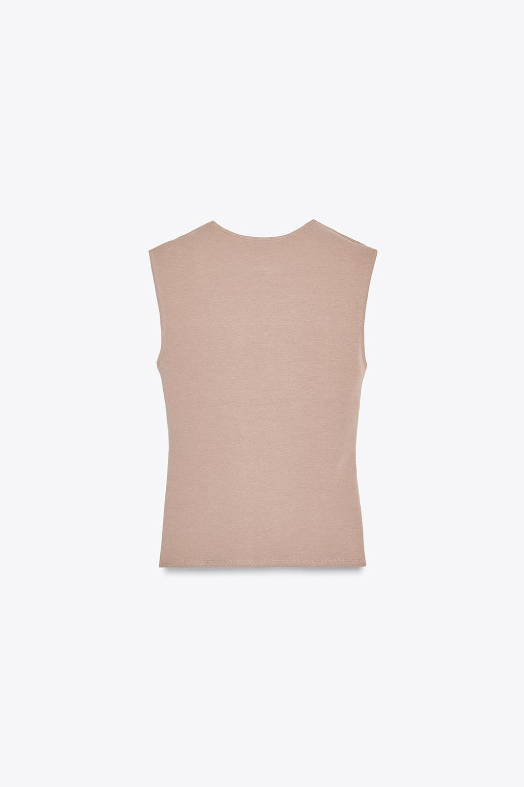 SLEEVELESS KNIT TOP - Zara фото 28
