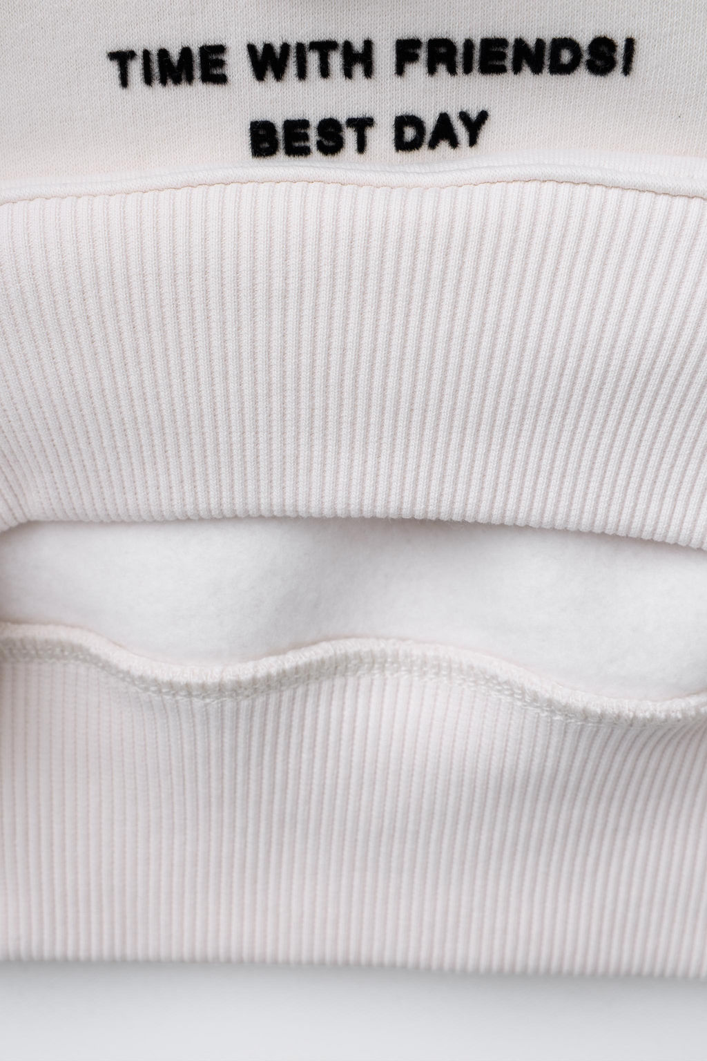 FLOCKED SLOGAN TULLE SWEATSHIRT - Zara фото 4