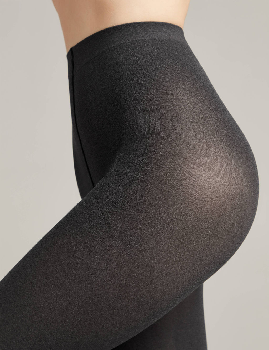 Колготки теплые CONTE Плотные меланжевые колготки TRENDY MELANGE grafit - Conte elegant фото 2