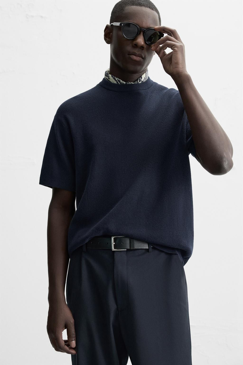 PEARL KNIT T-SHIRT - Zara фото 6