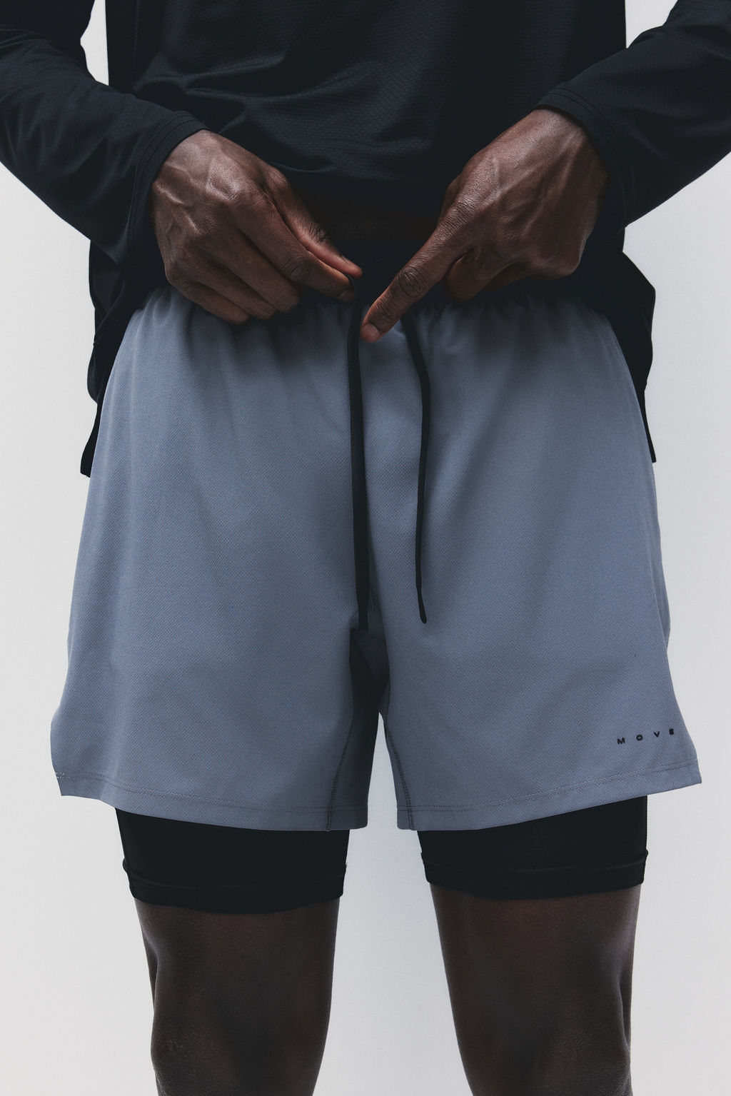 Pantal?n corto de doble capa con DryMove - H&m фото 11