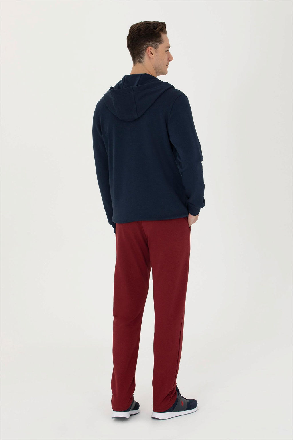 Мужские бордовые спортивные штаны Неожиданная скидка в корзине - U.s. polo assn фото 4