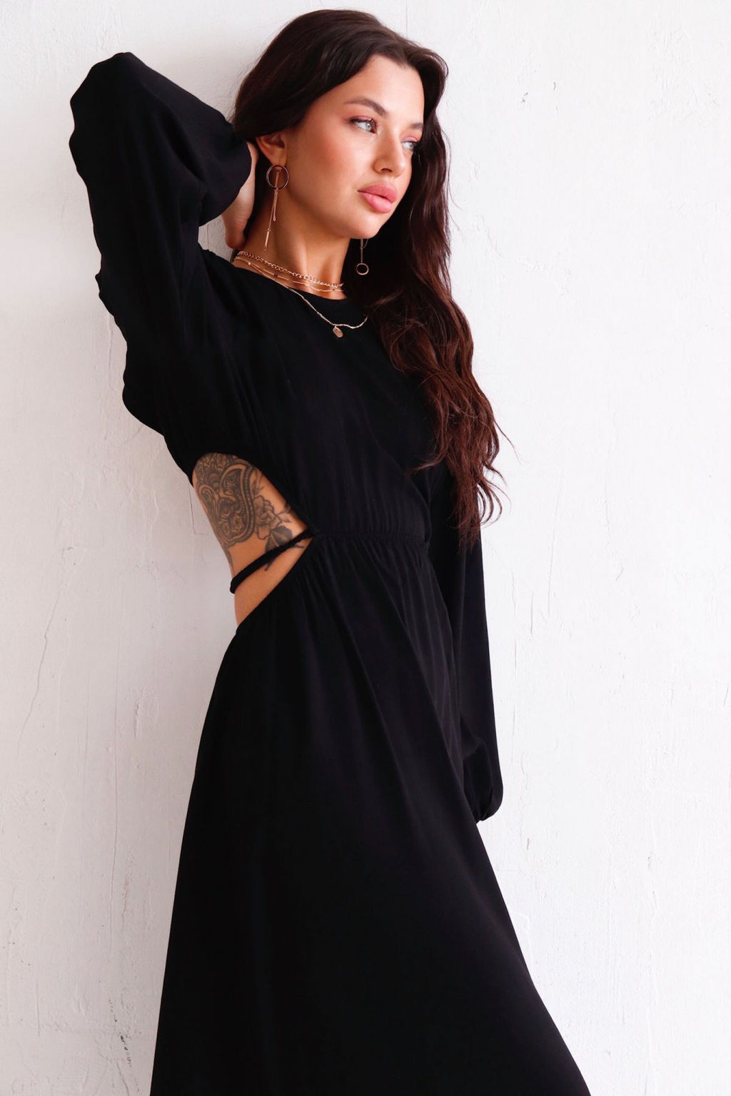 11278 Платье чёрное - Martichelli фото 13