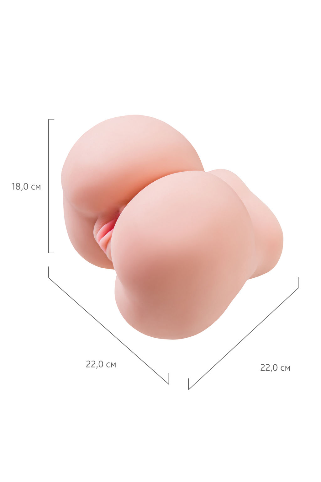 Мастурбатор реалистичный Juicy Pussy Amanda, TPE, телесный, 22 см - Toyfa фото 7