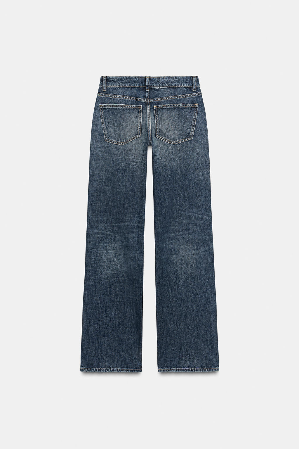 TRF WIDE-LEG LOW-RISE JEANS - Zara фото 47