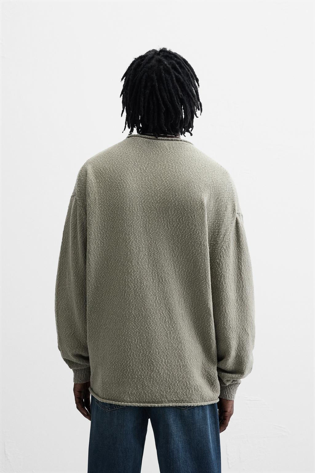TEXTURED STRUCTURAL SWEATER - Zara фото 11