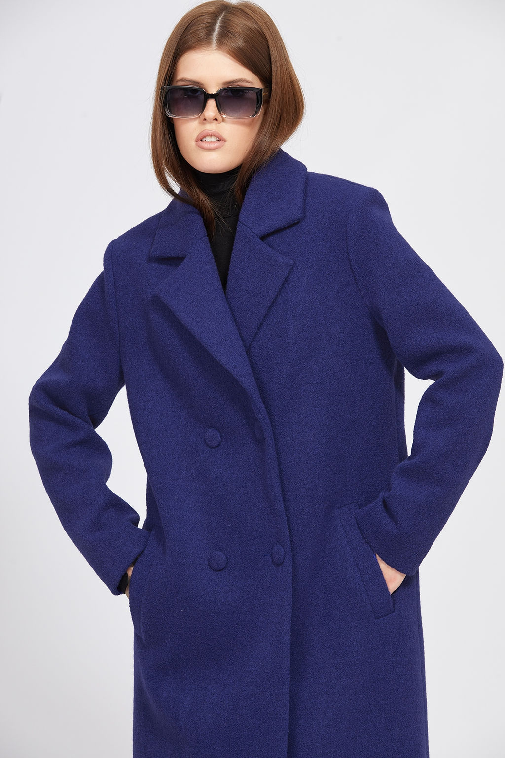 Пальто ярко-синий - Eola фото 2