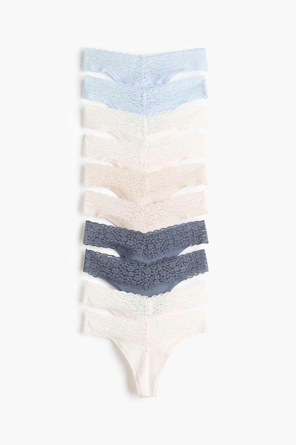 Pack de 10 bragas Thong de encaje - H&m фото 11