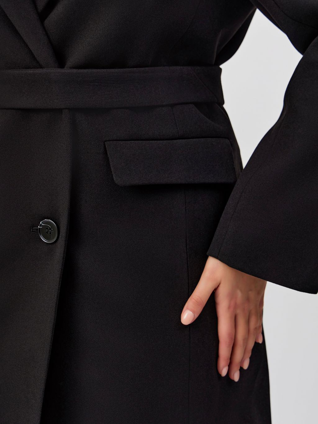 Пальто женское демисезонное 26897 (черный)