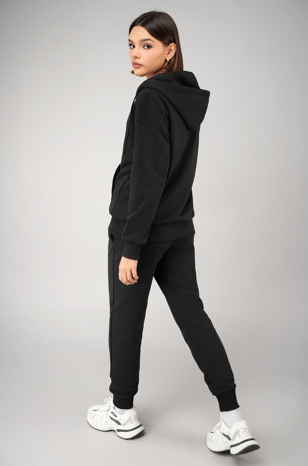 Женский спортивный костюм из футера трехнитки Happyfox