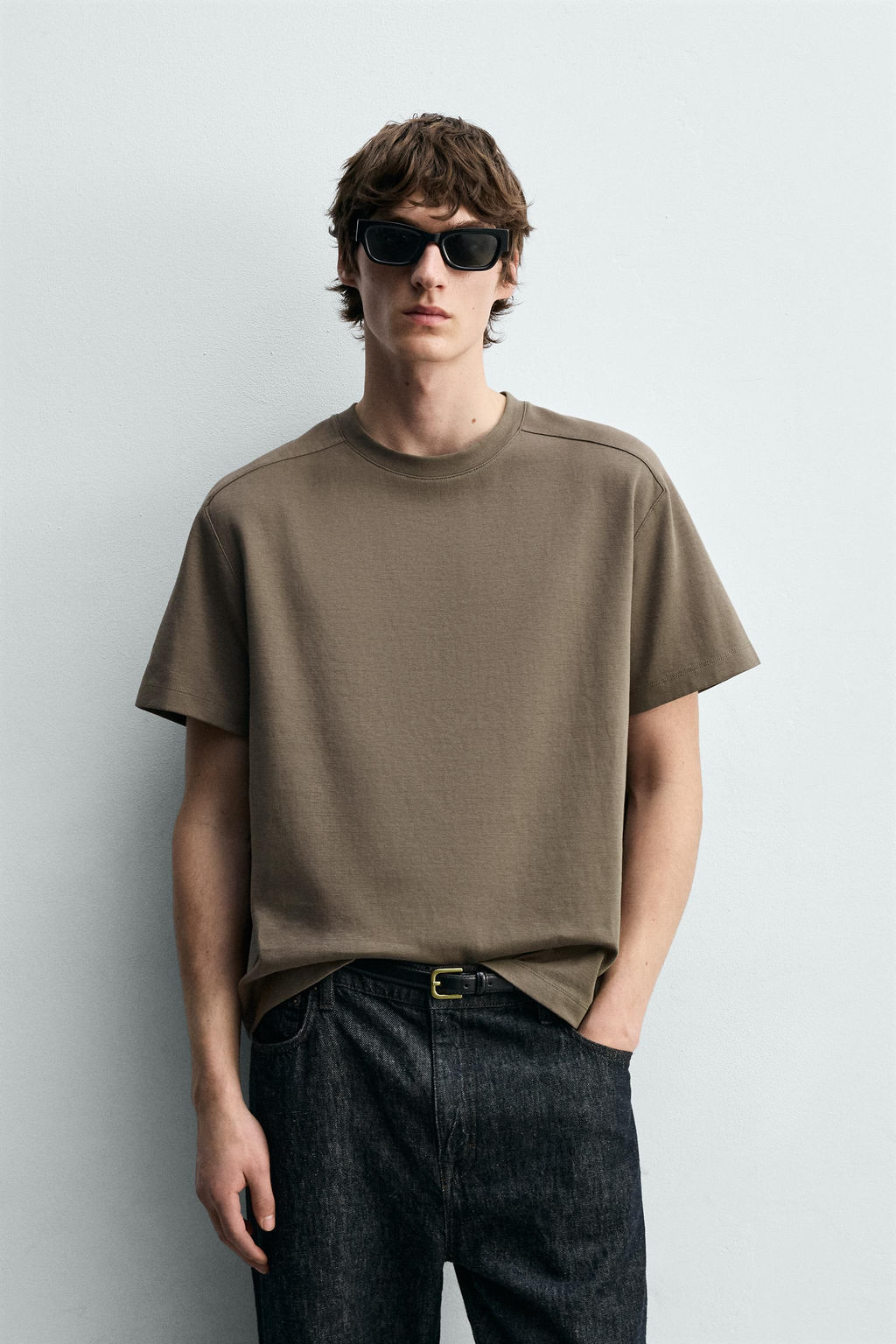 CAMISETA RELAXED FIT COSTURAS / Vis?n medio - Zara фото 2