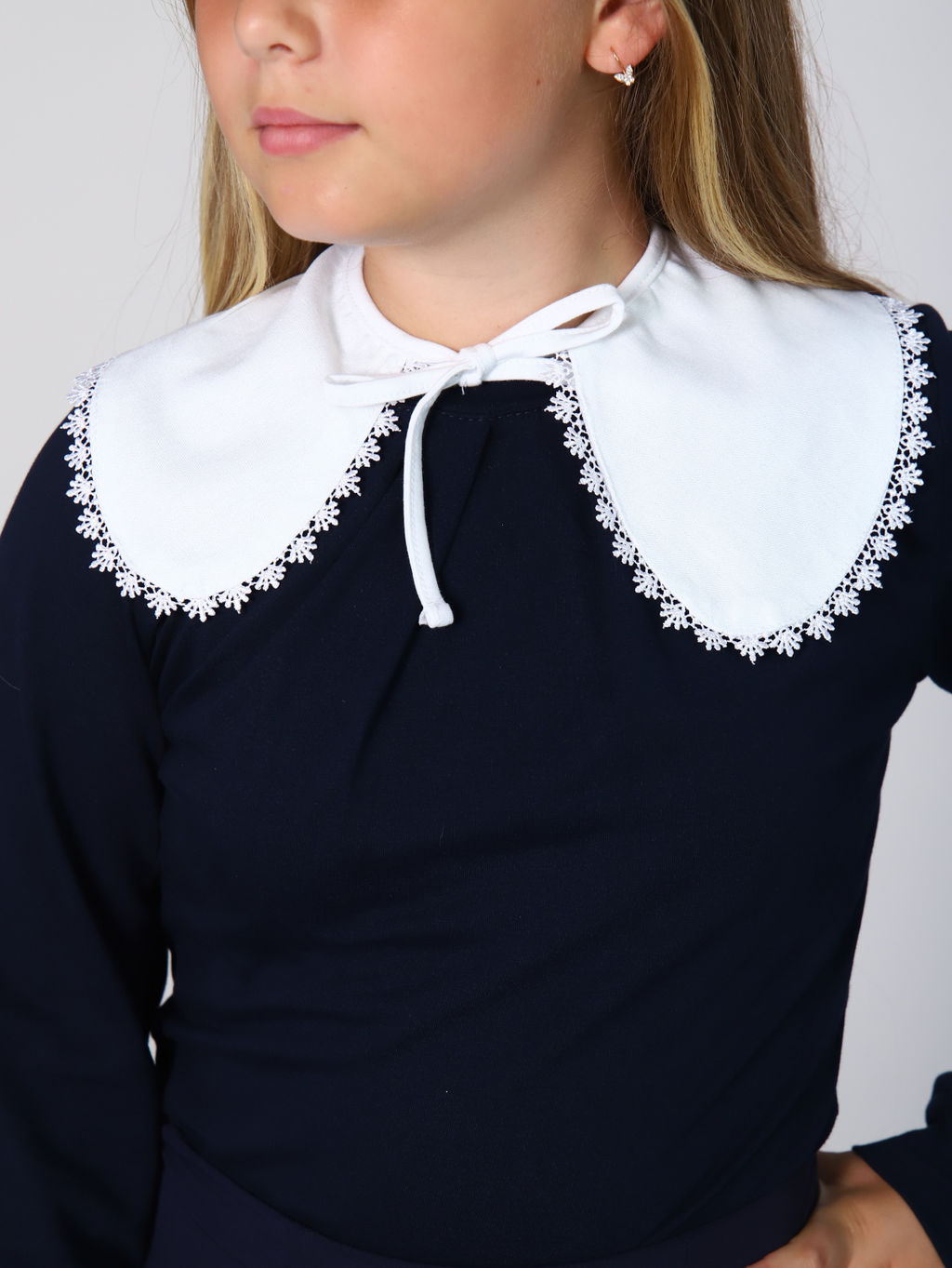 Воротничок "Линейка" белый