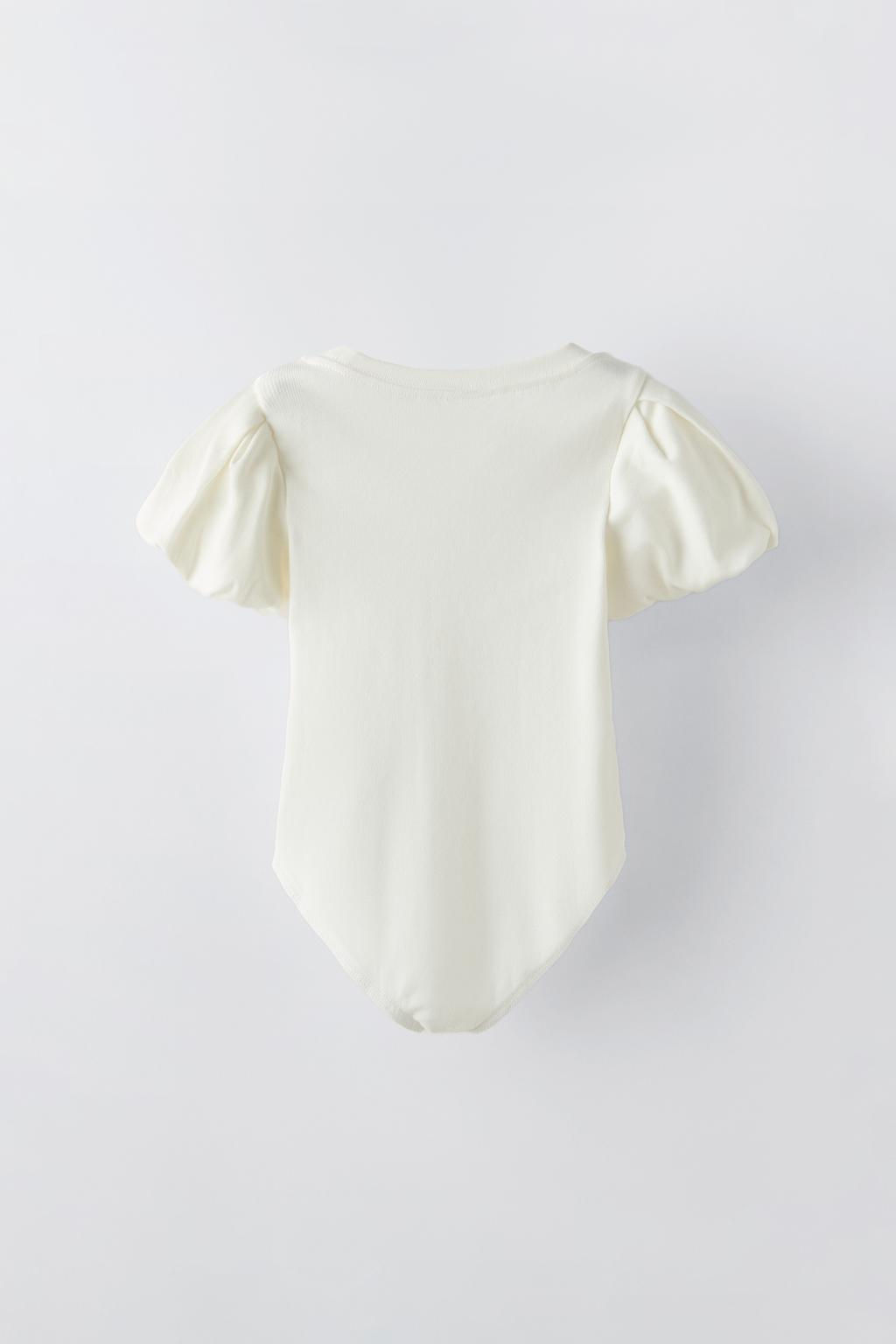 PUFF SLEEVE BODYSUIT - Zara фото 5