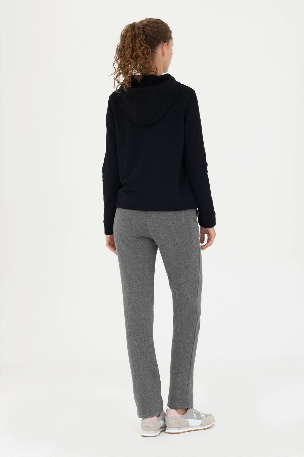 Женские спортивные штаны антрацитового меланжа Неожиданная скидка в корзине - U.s. polo assn фото 4