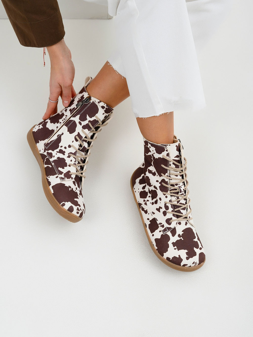 Босоногие ботинки 351.NATAbr.Шоколадные облака/Байка