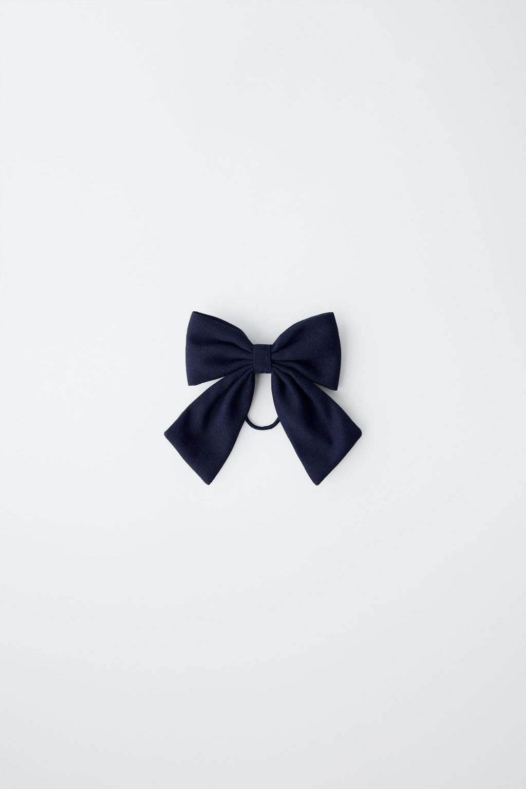 PIQU_ BOW SCRUNCHIE