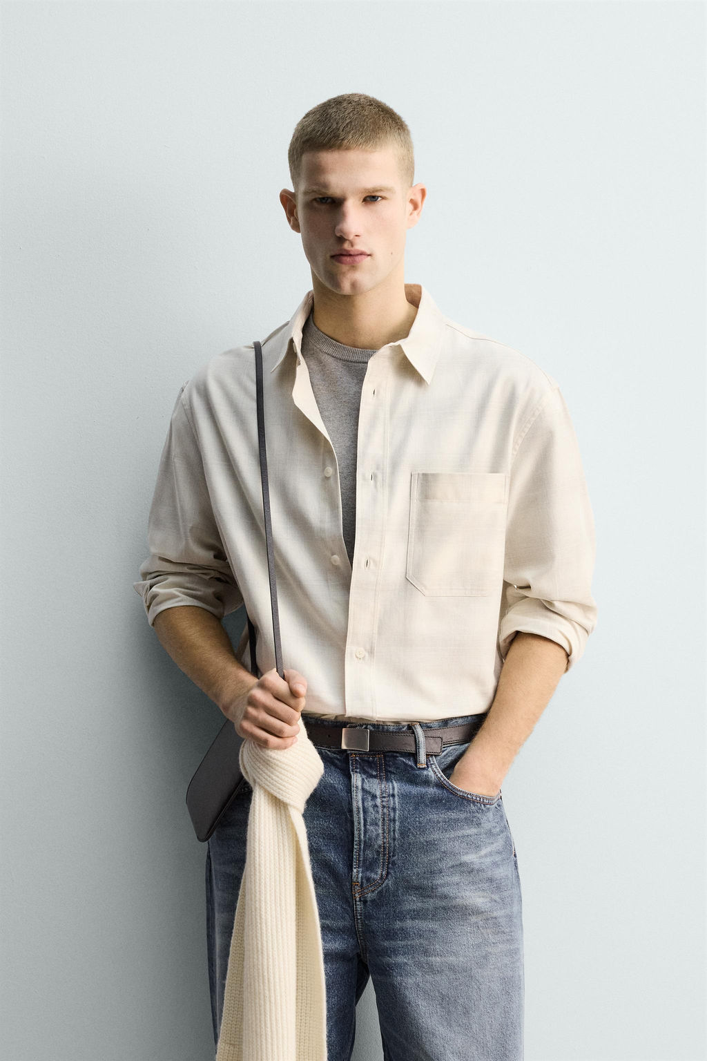 CHECK SHIRT WITH POCKET - Zara фото 2