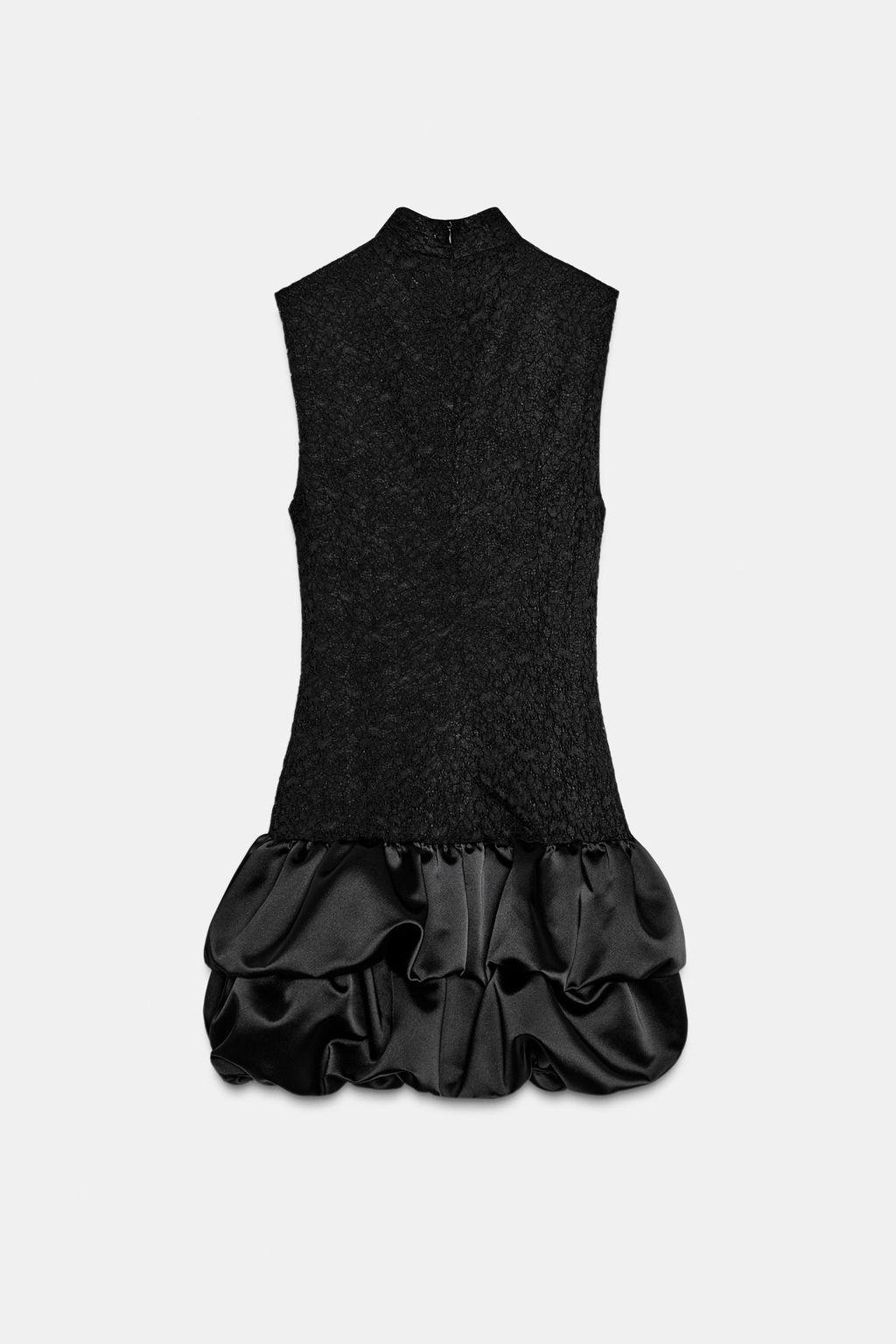 SHORT DRESS WITH LACE DETAIL - Zara фото 6