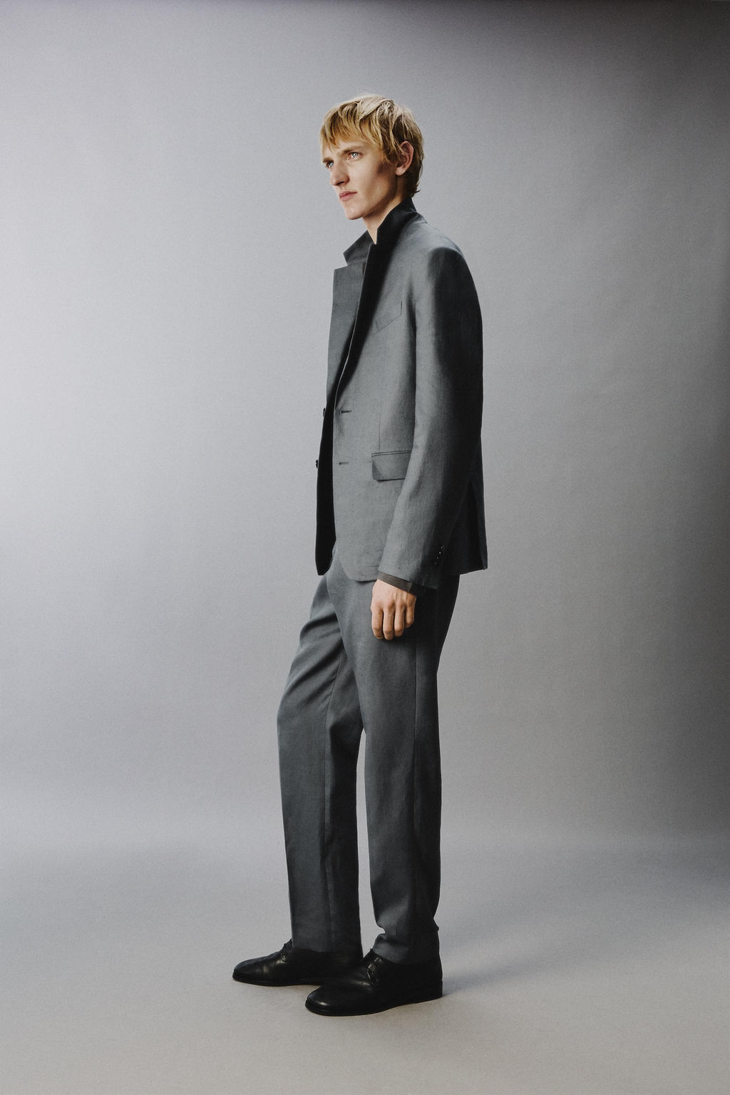 100% LINEN SUIT TROUSERS - Zara фото 12