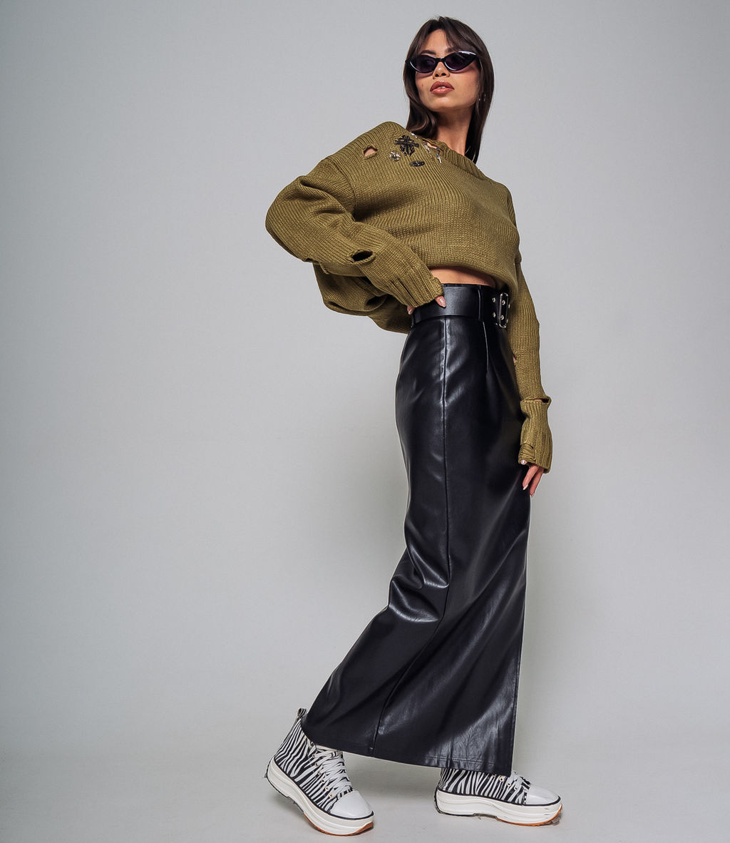 Юбка #КТ9222, чёрный