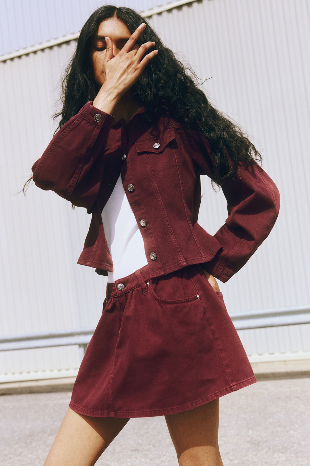 Minifalda en denim - H&m фото 4