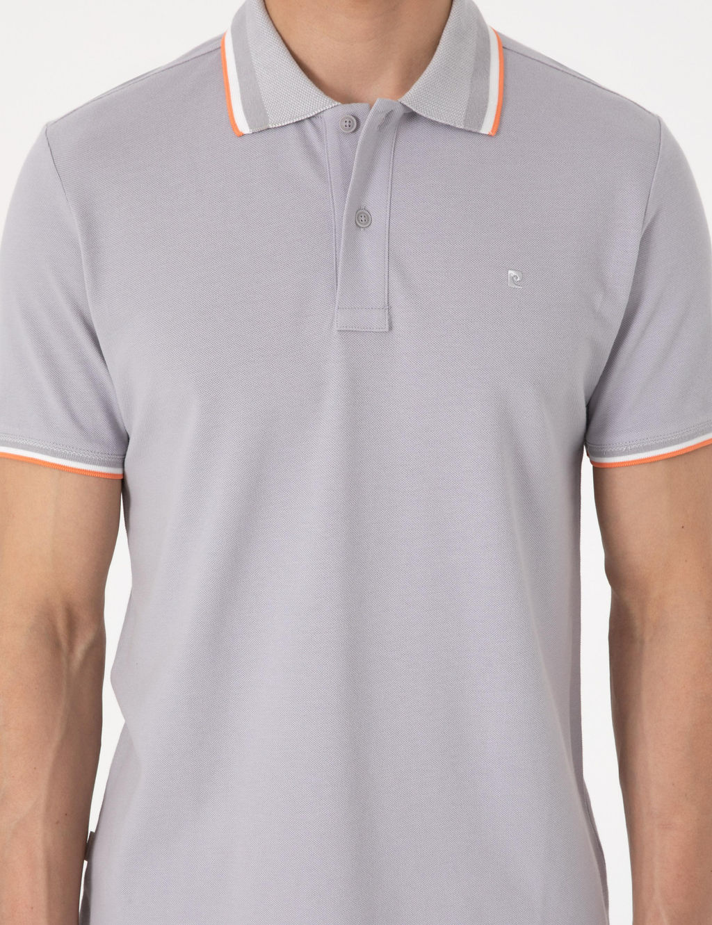 A__k Gri Slim Fit Polo Yaka Ti__rt - Pierre cardin фото 6