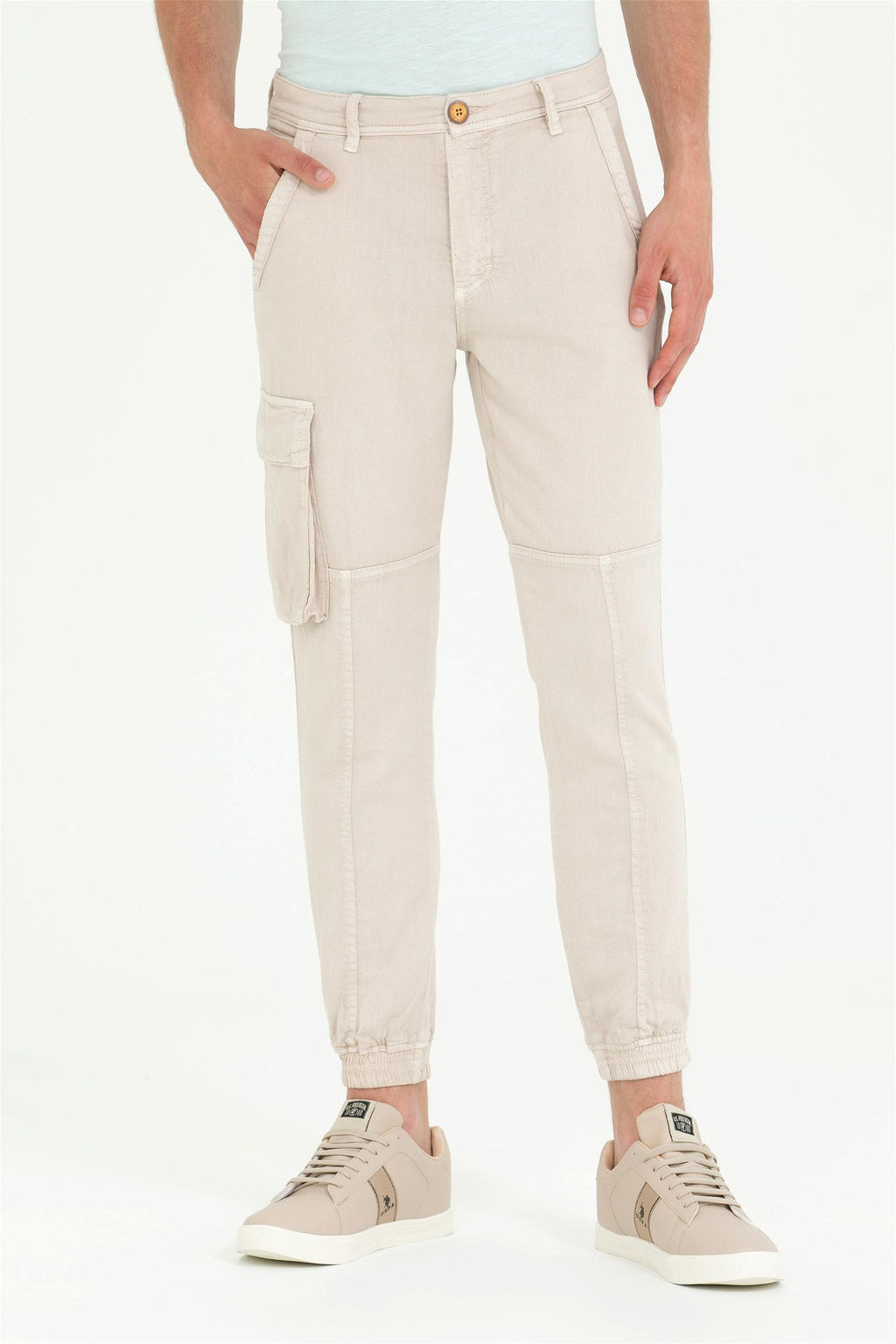 Мужские брюки из плотной ткани Stone - U.s. polo assn фото 9