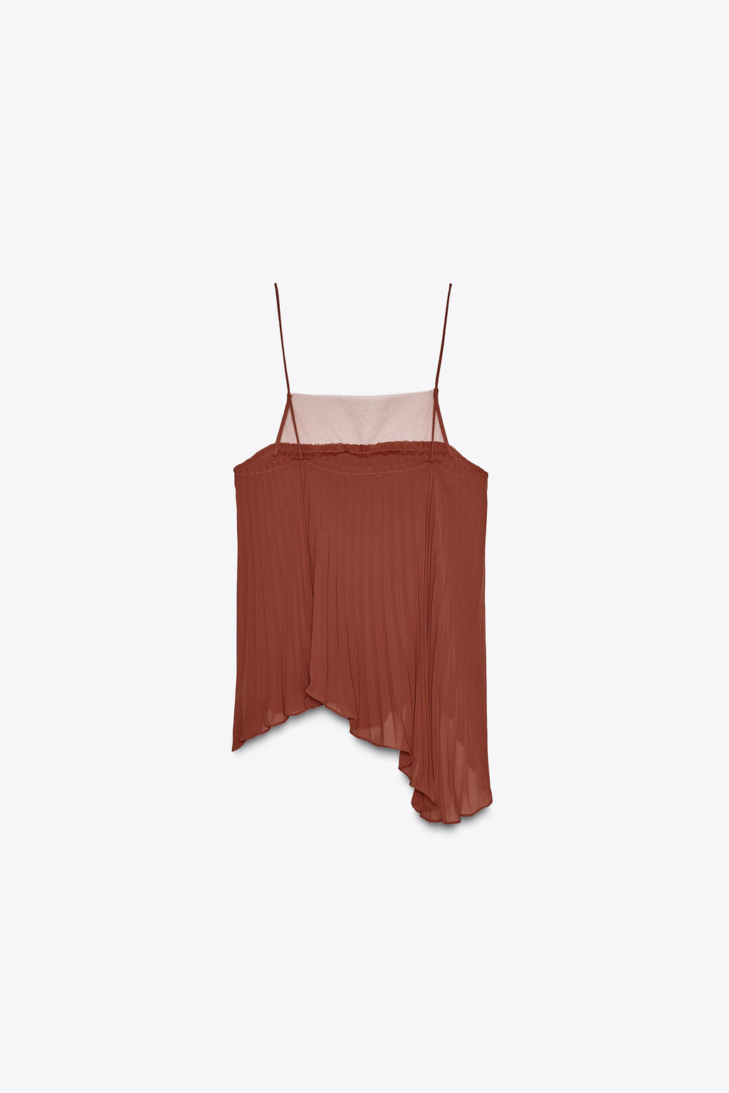 PLEATED RUFFLE TOP - Zara фото 8