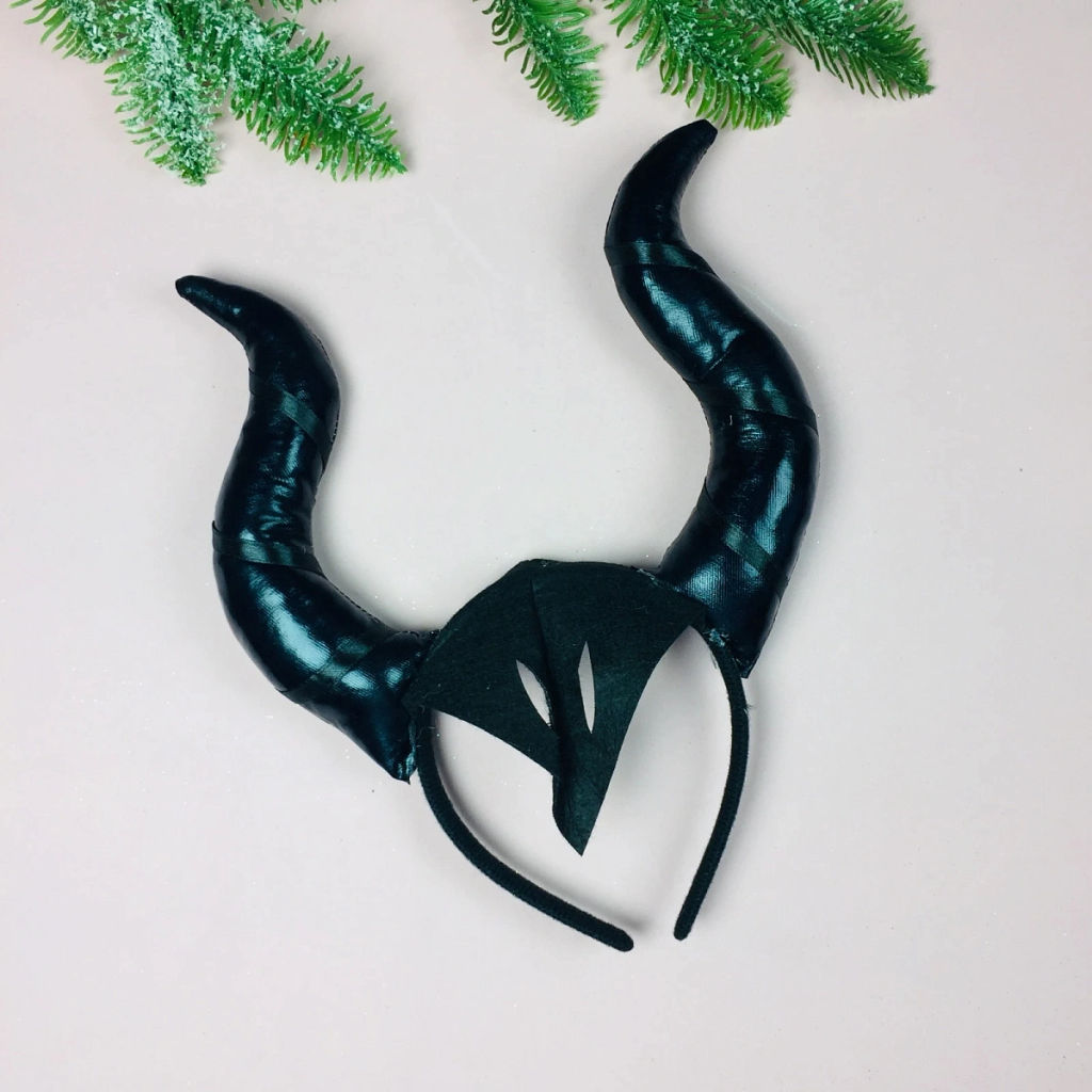 Цена за 2 шт. Ободок карнавальный "Дьяволёнок", черный микс